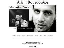 Adam Bousdoukos: Schauspieler - Musiker